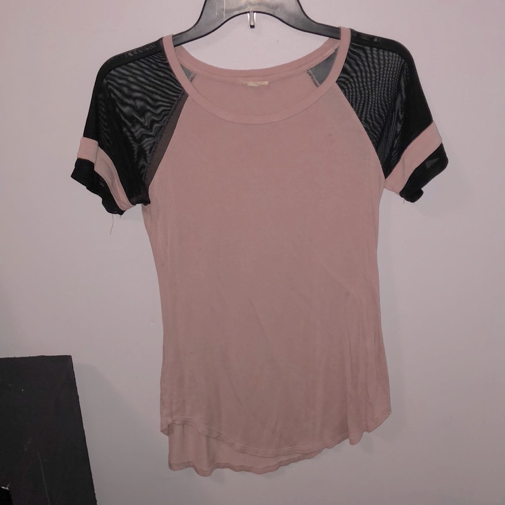 Lightly worn medium shirt with black mesh